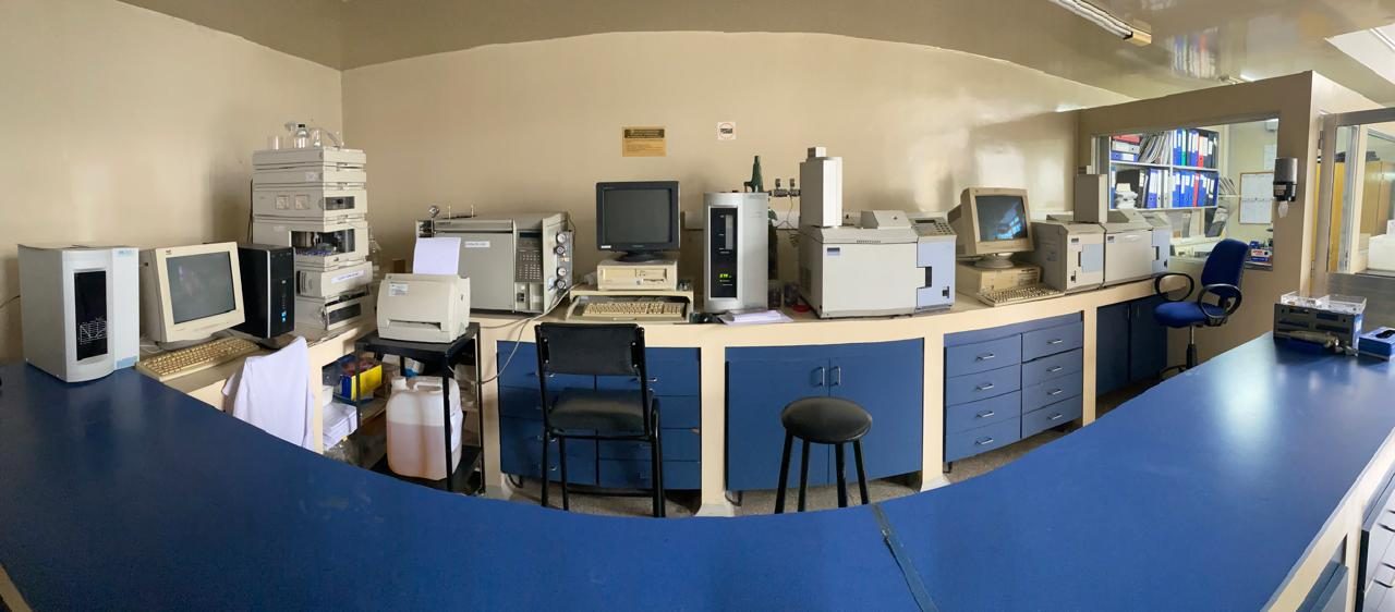Inside Prof. Alejandro Lucini's laboratory.